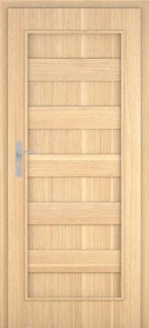 Usa interior Lima - Natural oak vertical - model 1