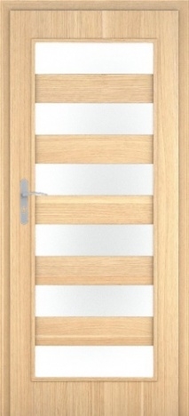 Usa interior Lima - Natural oak vertical - model 3