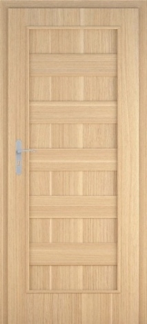 Usa interior Leto - Natural oak vertical - model 1
