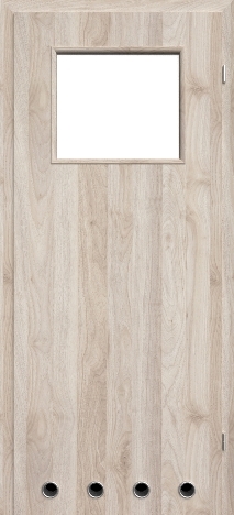 Usa interior NaturaHR - Columbia walnut light - model 2 (cu guri de ventilatie)