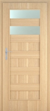 Usa interior Leto - Natural oak vertical - model 2
