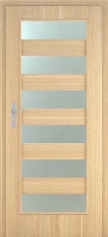 Usa interior Leto - Natural oak vertical - model 3